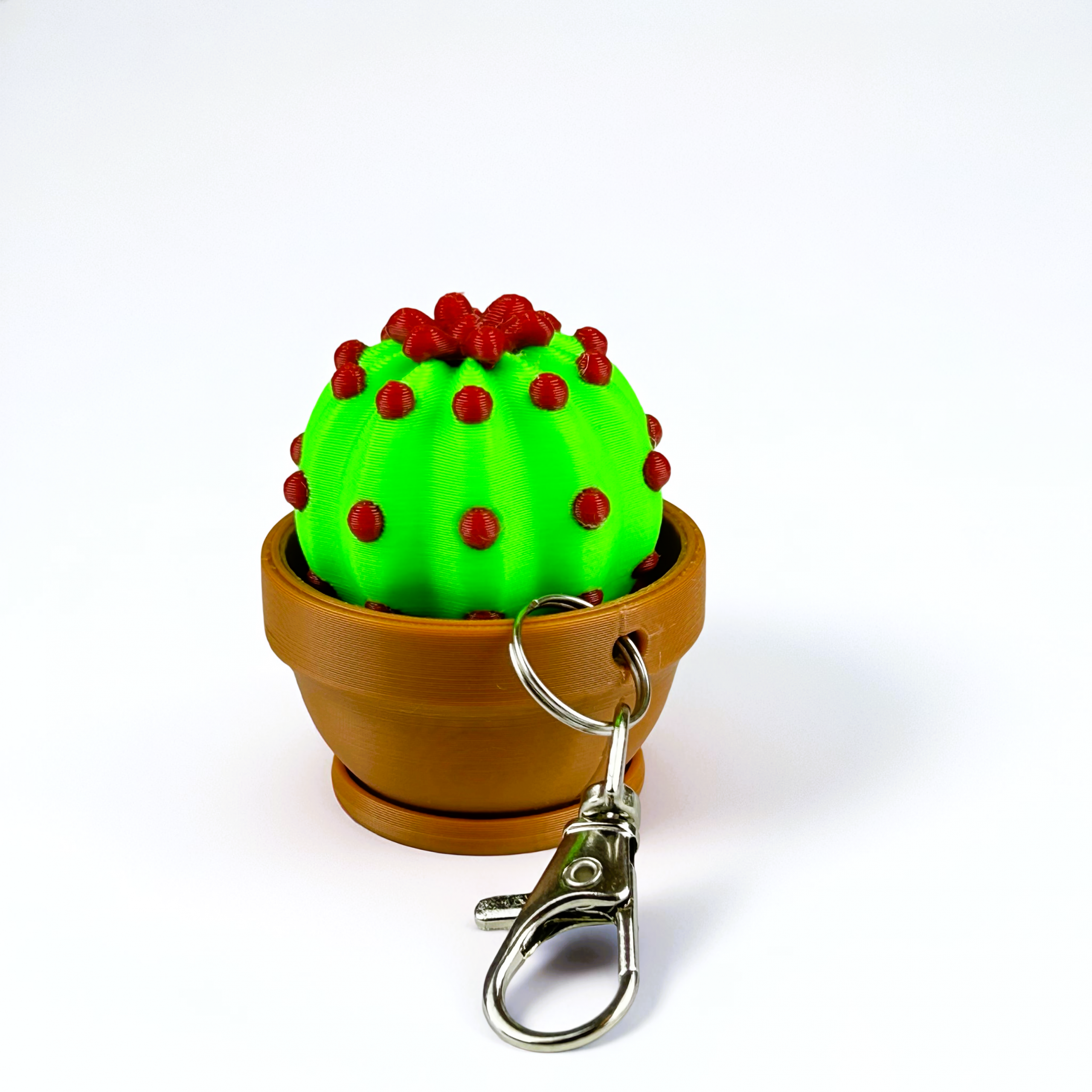 Mini Cactus Stress Relief Clicker Keychain – Cute Pocket Fidget Toy - Image 6