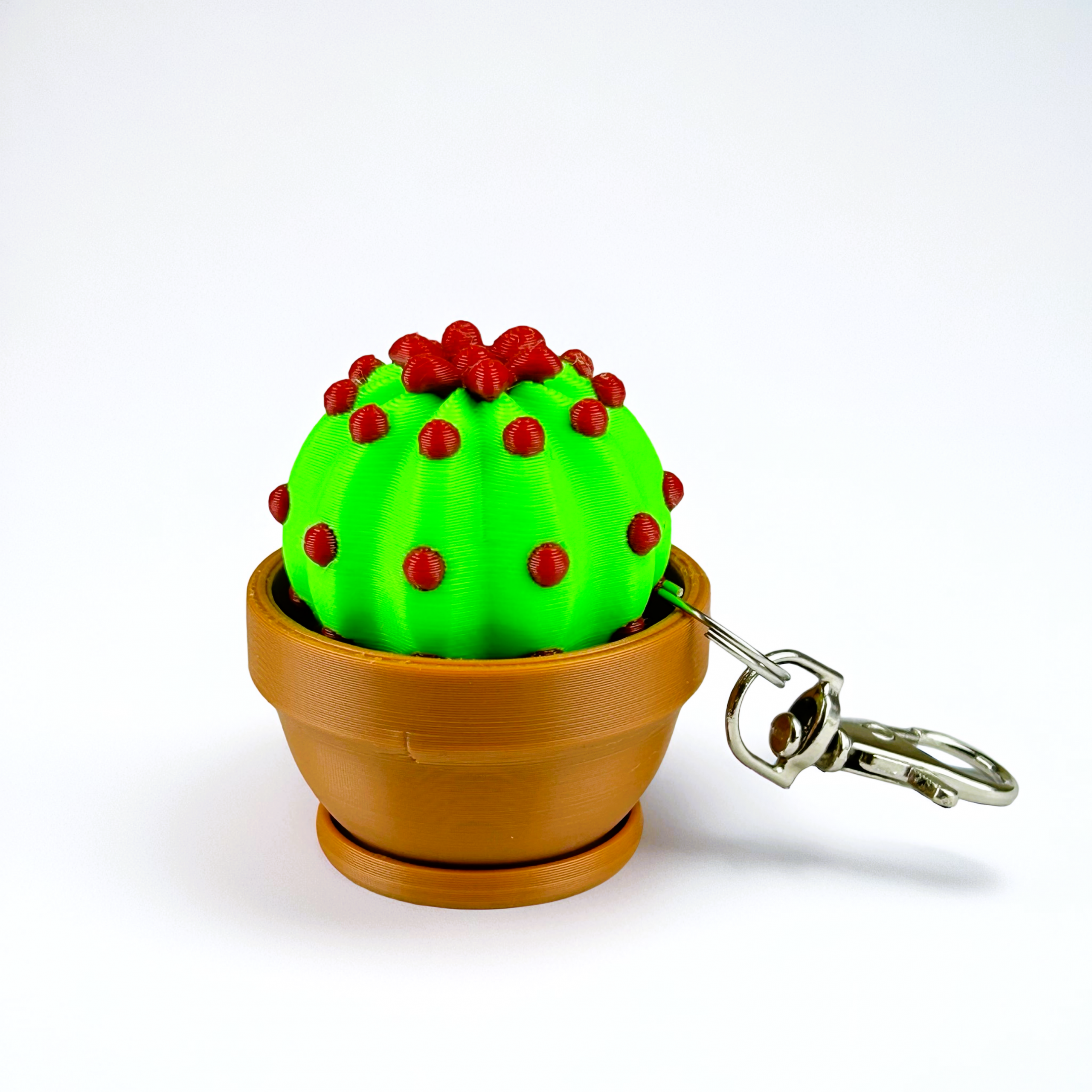 Mini Cactus Stress Relief Clicker Keychain – Cute Pocket Fidget Toy - Image 9