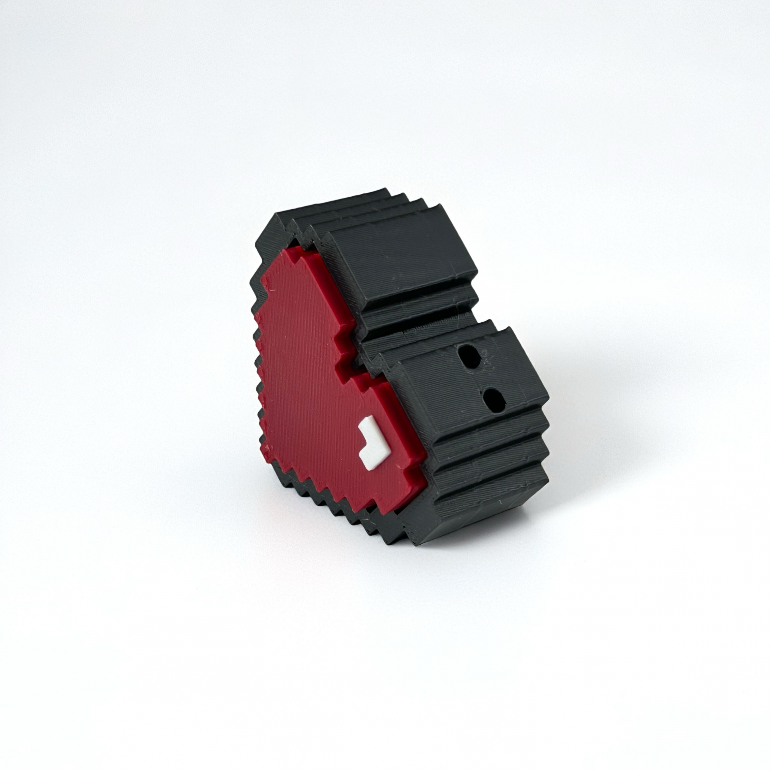 Pixel Heart Clicker Keychain – Retro Stress Relief Fidget Toy for Gamers & Geeks - Image 12