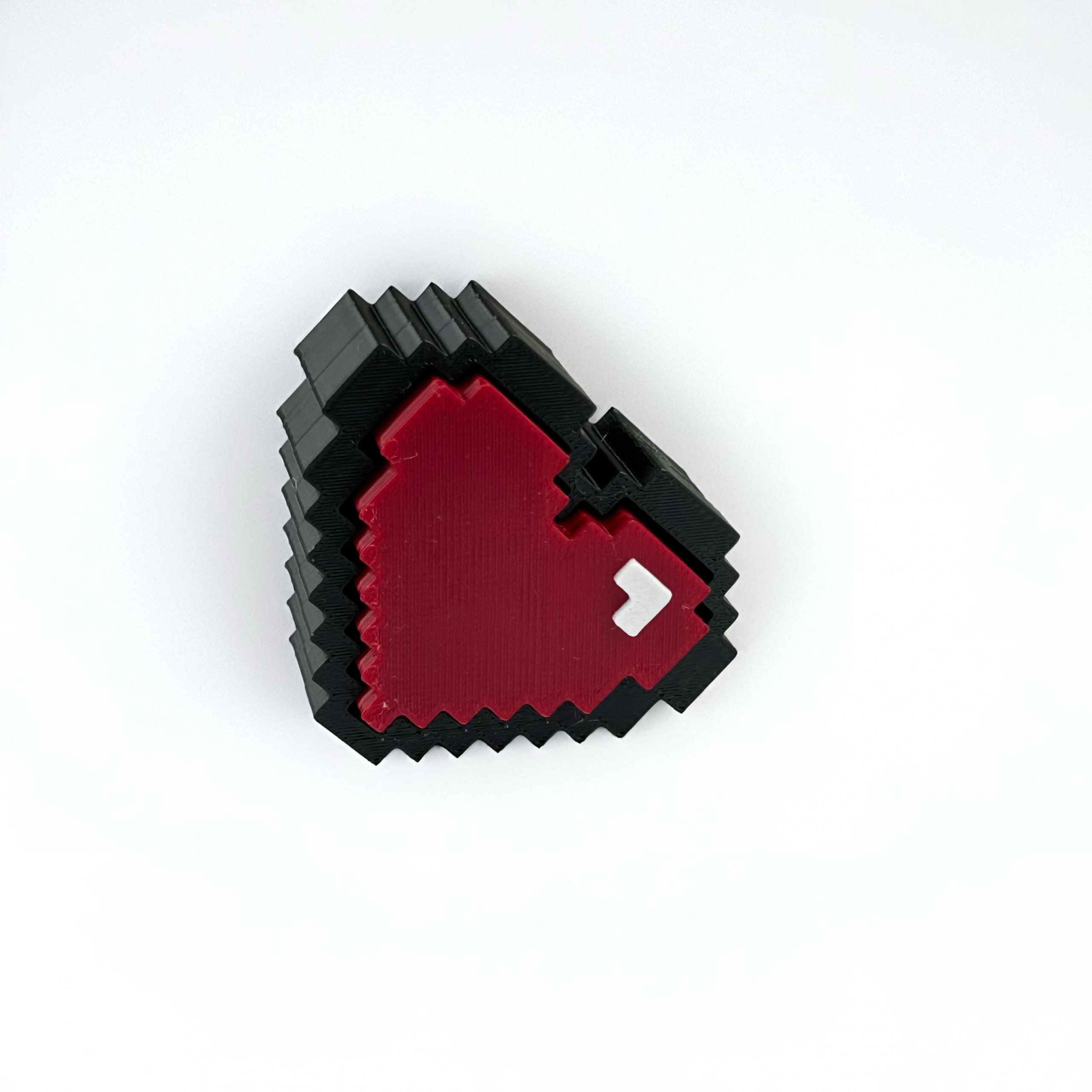 Pixel Heart Clicker Keychain – Retro Stress Relief Fidget Toy for Gamers & Geeks - Image 13