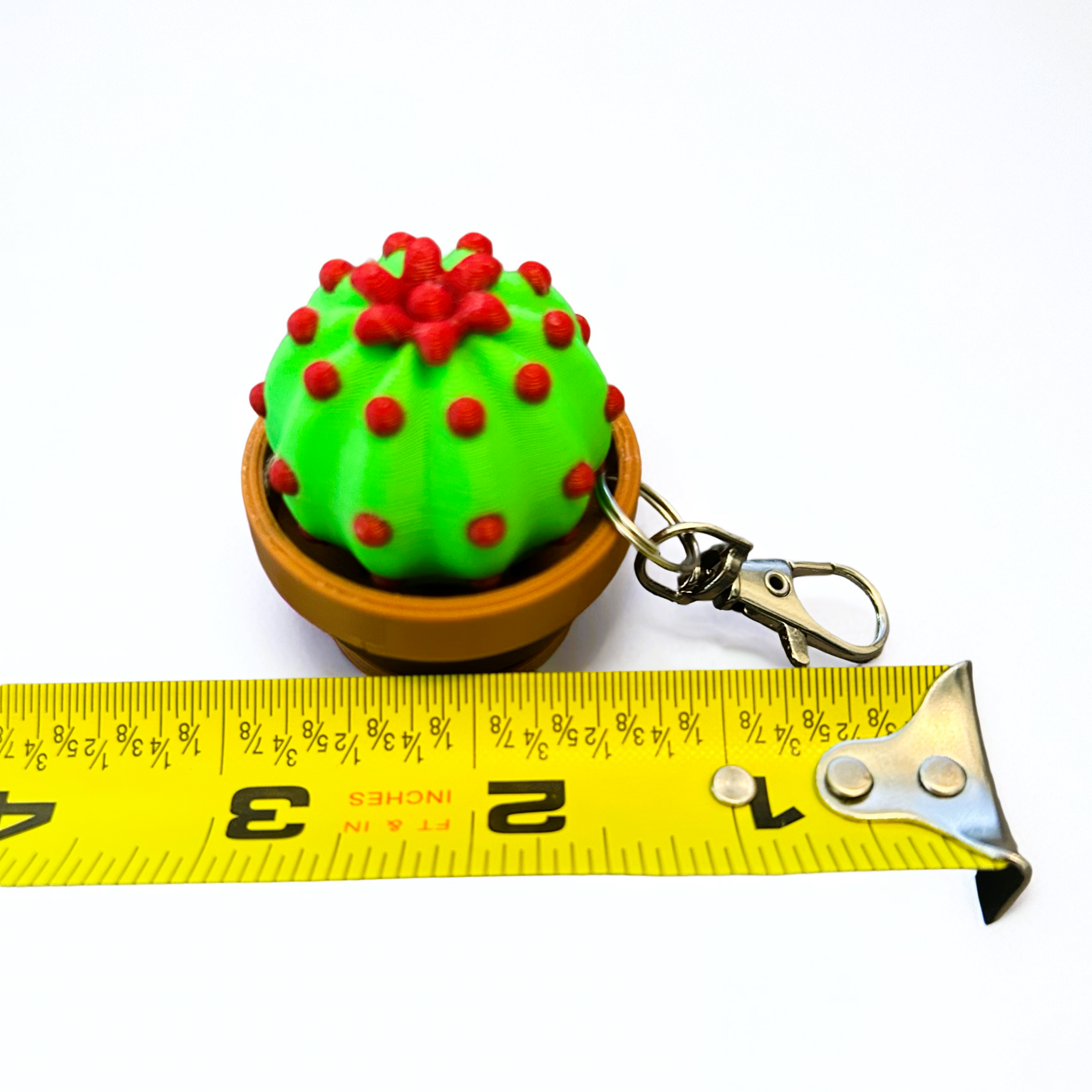 Mini Cactus Stress Relief Clicker Keychain – Cute Pocket Fidget Toy - Image 11